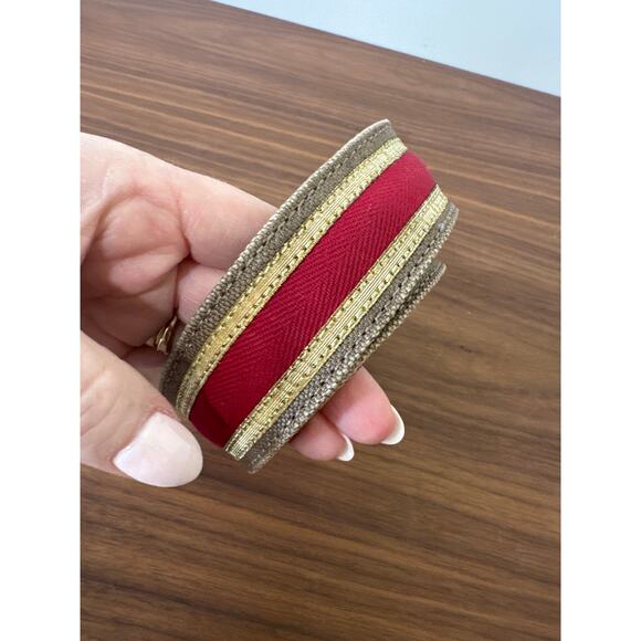 Dries van Noten Leather and Canvas Belt Size 90 main image 9